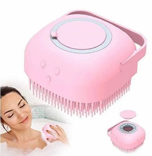 Silicon Massage Bath Brush Hair,Scalp & Brush For Cleaning Body,Silicone Bath,Massager,Bathing Tool